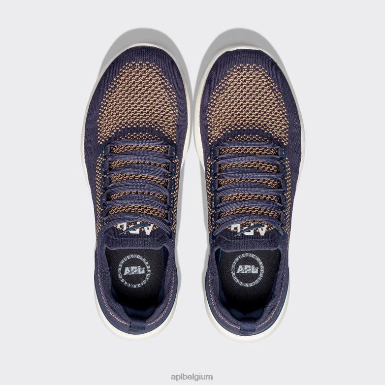 Heren techloom briesje 39 406TH897 rennen middernacht/bruin/ivoor APL