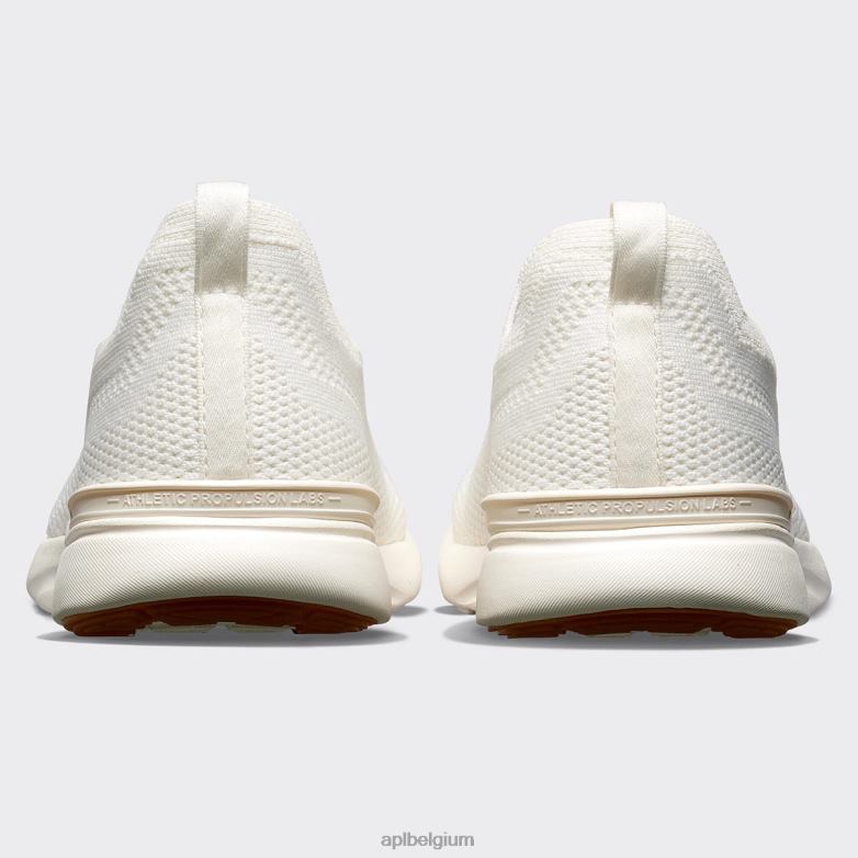 Heren techloom briesje 39 406TH903 rennen ivoor/bruin APL