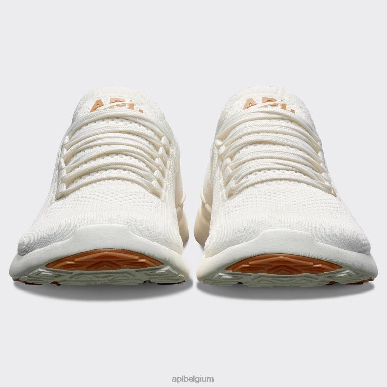 Heren techloom briesje 39 406TH903 rennen ivoor/bruin APL