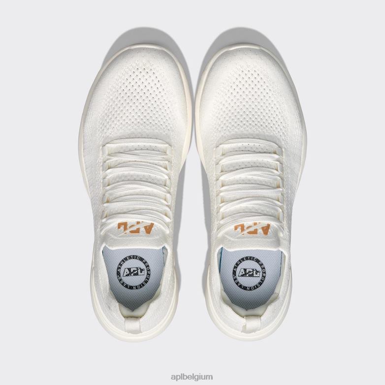 Heren techloom briesje 39 406TH903 rennen ivoor/bruin APL