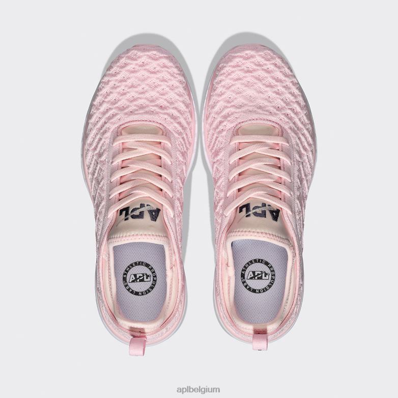 Heren techloom fantoom 45 406TH737 rennen gebleekt roze/marineblauw/wit APL