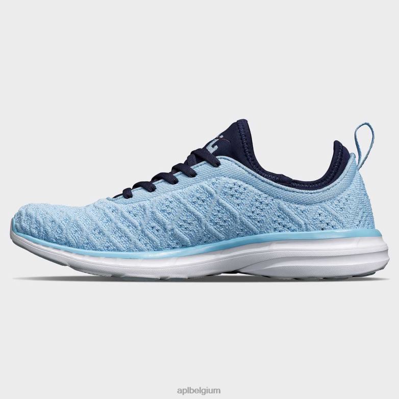 Heren techloom fantoom 45 406TH761 rennen ijsblauw/marineblauw/wit APL