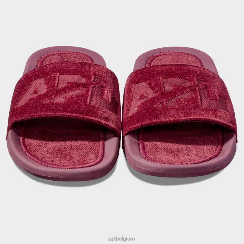 Heren techloom fluwelen glijbaan 406TH999 dia\s bordeaux APL