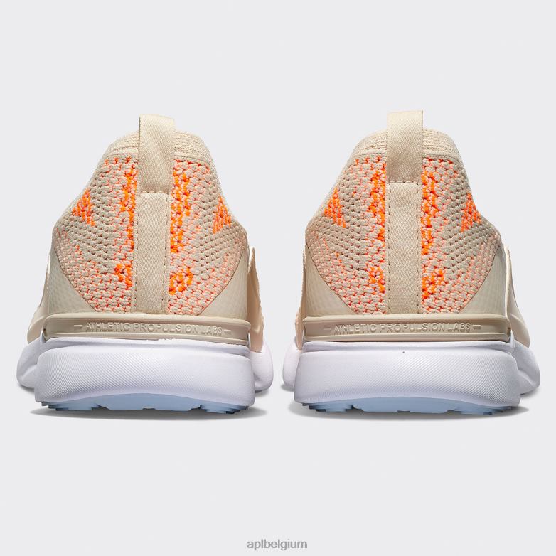 Heren techloom gelukzaligheid 30 406TH742 rennen strand/gesmolten/wit APL