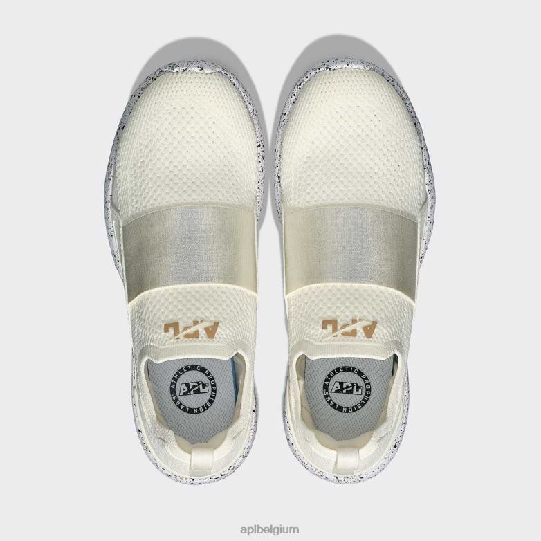 Heren techloom gelukzaligheid 30 406TH773 rennen ongerept/tan/spikkel APL