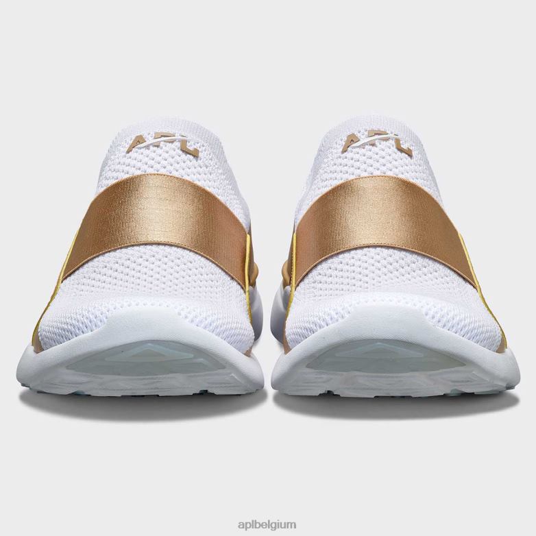 Heren techloom gelukzaligheid 30 406TH774 rennen wit/bruin APL