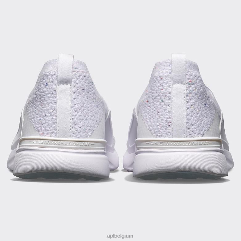 Heren techloom gelukzaligheid 31 406TH802 rennen wit/confetti APL