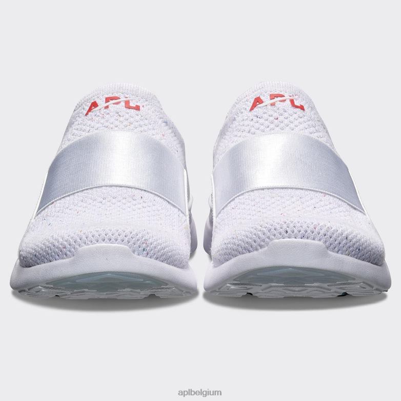 Heren techloom gelukzaligheid 31 406TH802 rennen wit/confetti APL