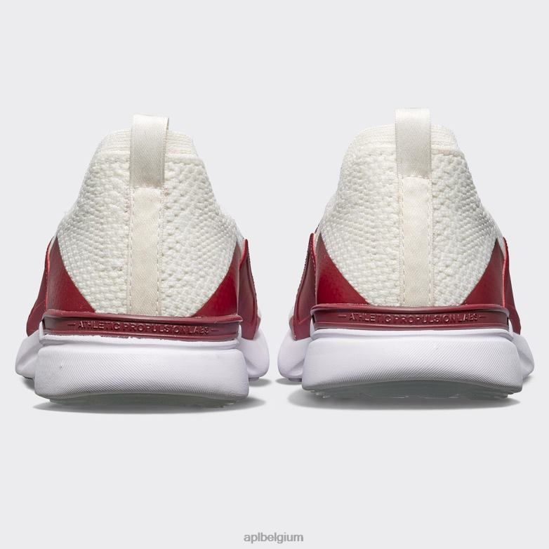 Heren techloom gelukzaligheid 31 406TH804 rennen bordeaux/ivoor/wit APL