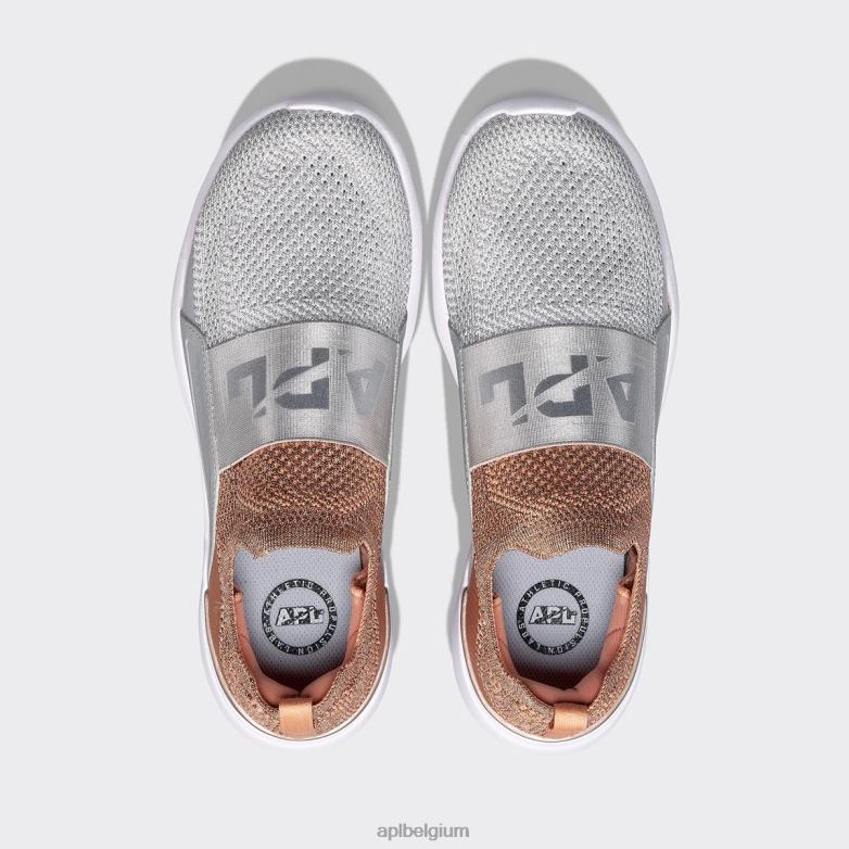 Heren techloom gelukzaligheid 31 406TH805 rennen rose goud/metallic zilver/wit APL