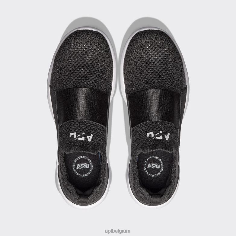 Heren techloom gelukzaligheid 31 406TH821 rennen metallic zwart/wit APL