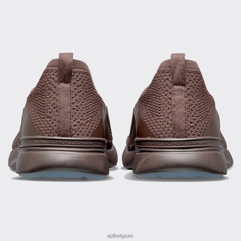 Heren techloom gelukzaligheid 31 406TH828 rennen chocolade/ivoor APL