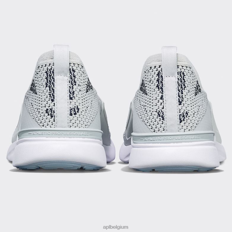 Heren techloom gelukzaligheid 31 406TH833 rennen gips/middernacht/wit APL