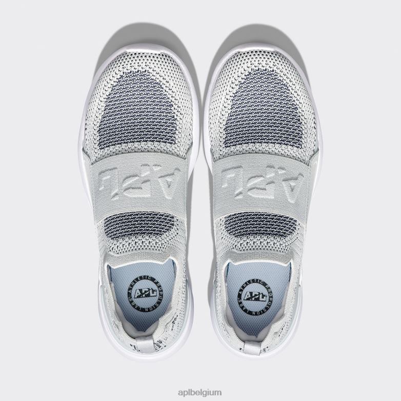 Heren techloom gelukzaligheid 31 406TH833 rennen gips/middernacht/wit APL