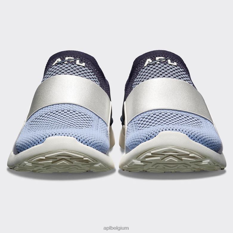 Heren techloom gelukzaligheid 31 406TH861 rennen ivoor/middernacht/gesmeed blauw APL