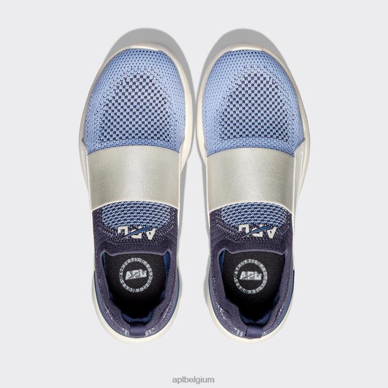 Heren techloom gelukzaligheid 31 406TH861 rennen ivoor/middernacht/gesmeed blauw APL