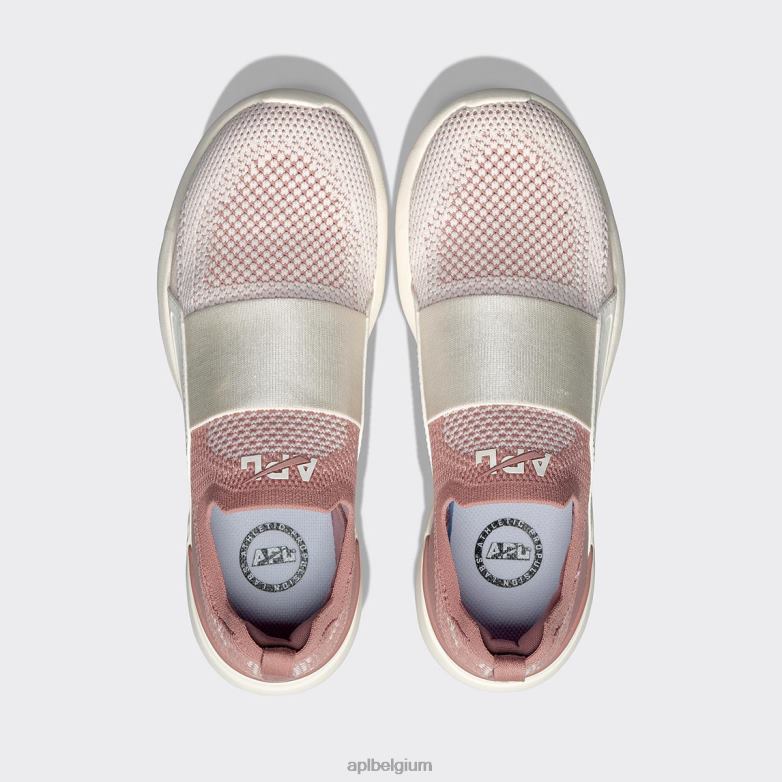 Heren techloom gelukzaligheid 31 406TH869 rennen ivoor/creme/strandhout APL