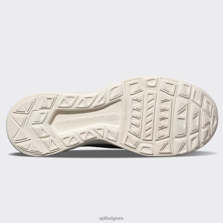 Heren techloom gelukzaligheid 31 406TH869 rennen ivoor/creme/strandhout APL