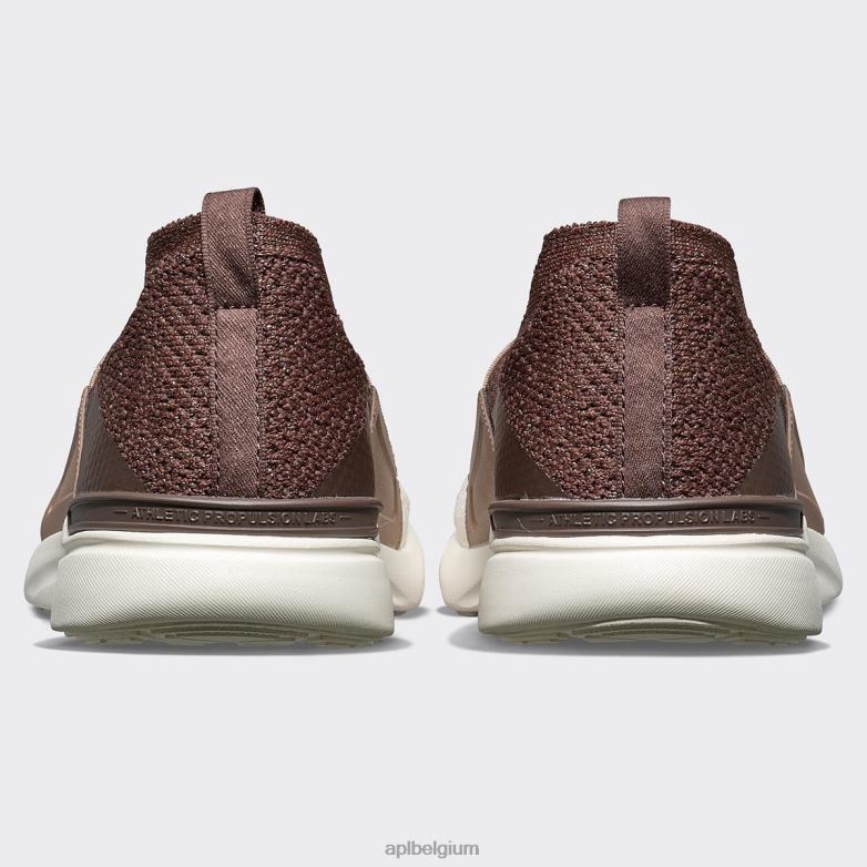 Heren techloom gelukzaligheid 32 406TH880 rennen metallic chocolade/amandel/ivoor APL