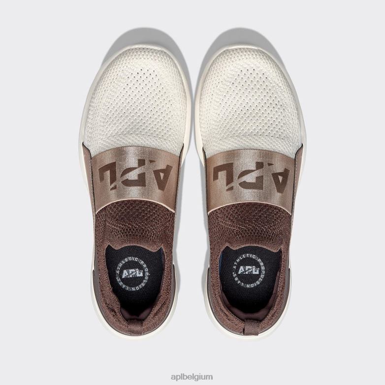 Heren techloom gelukzaligheid 32 406TH880 rennen metallic chocolade/amandel/ivoor APL