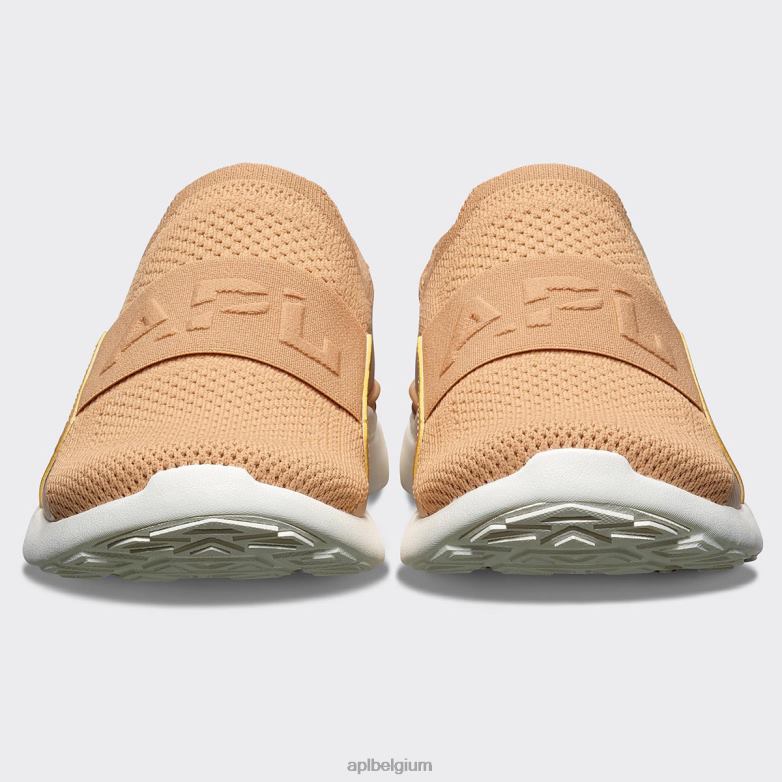 Heren techloom gelukzaligheid 32 406TH898 rennen bruin/ivoor APL