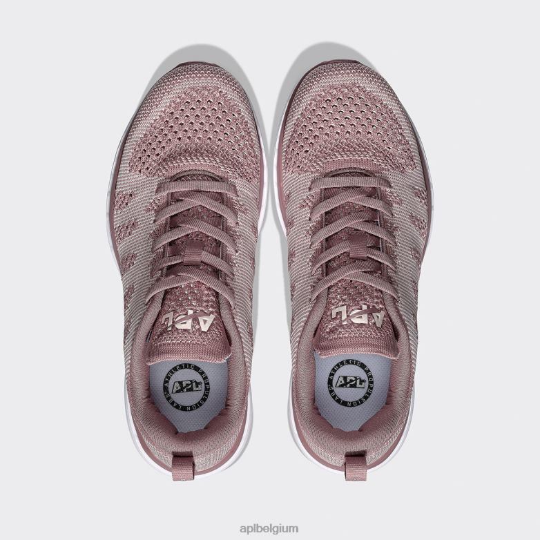 Heren techloom pro 48 406TH710 rennen strandhout/creme/wit APL