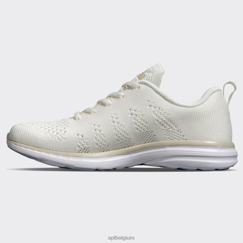 Heren techloom pro 48 406TH714 rennen ivoor/perkament/wit APL