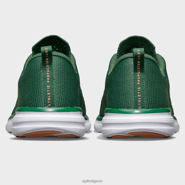 Heren techloom pro 48 406TH750 rennen geweldig groen/bruin/kauwgom APL