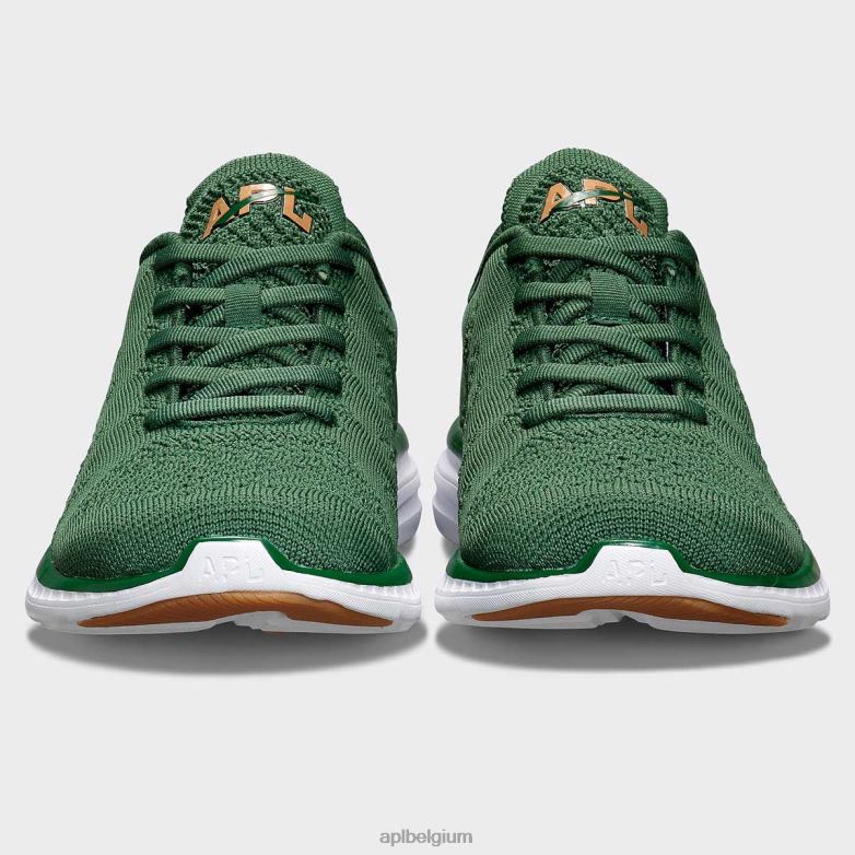 Heren techloom pro 48 406TH750 rennen geweldig groen/bruin/kauwgom APL