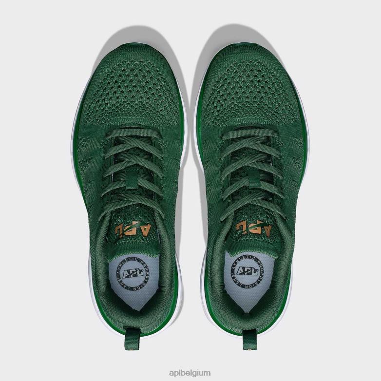 Heren techloom pro 48 406TH750 rennen geweldig groen/bruin/kauwgom APL