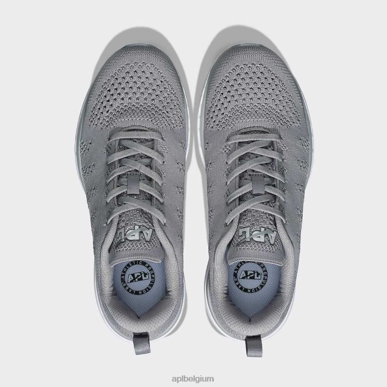 Heren techloom pro 48 406TH751 rennen cement/staalgrijs/wit APL