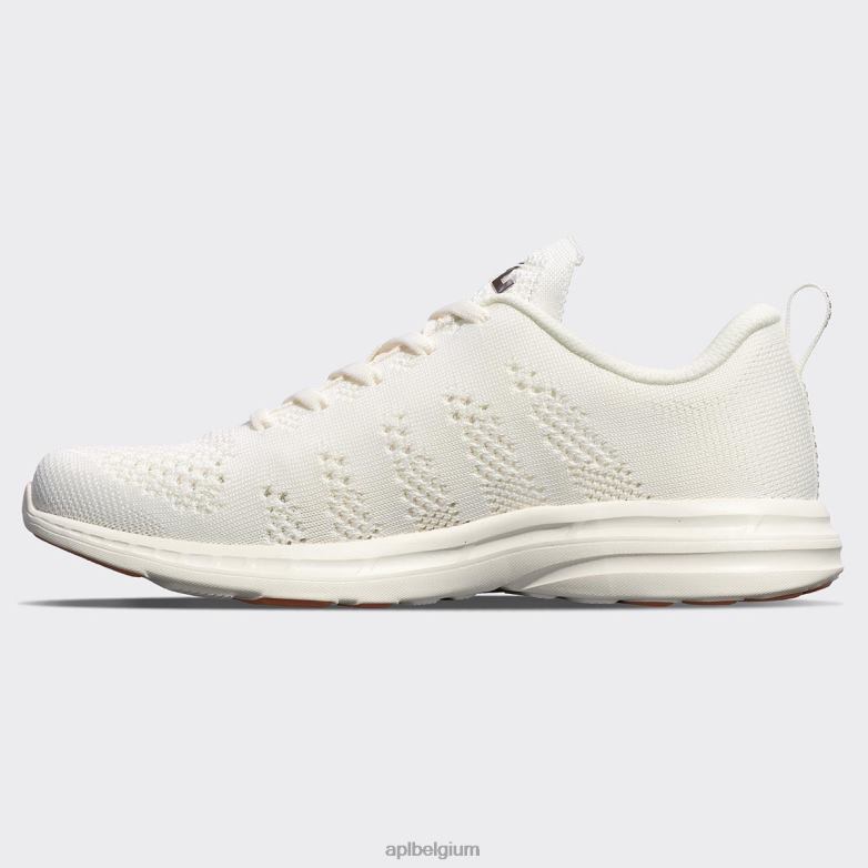 Heren techloom pro 49 406TH827 rennen ivoor/chocolade/gom APL