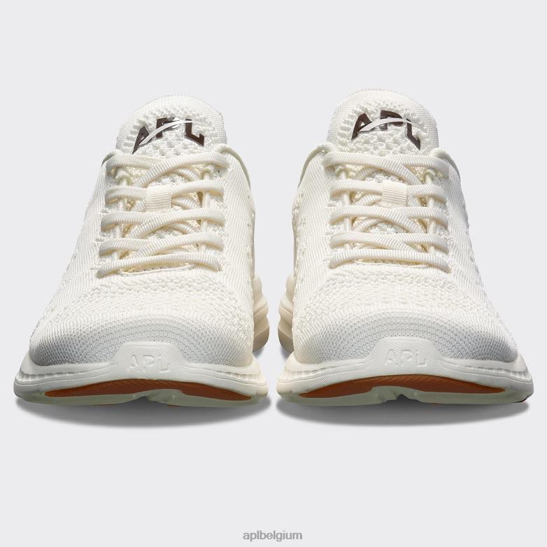 Heren techloom pro 49 406TH827 rennen ivoor/chocolade/gom APL