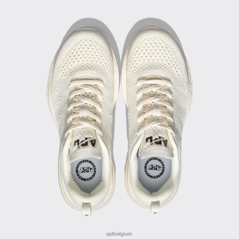 Heren techloom pro 49 406TH827 rennen ivoor/chocolade/gom APL