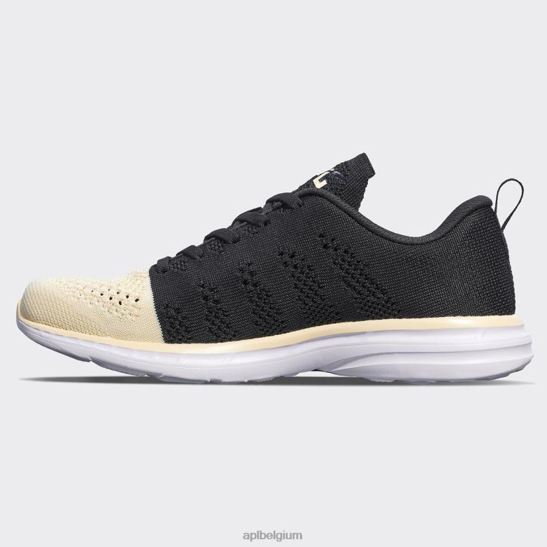 Heren techloom pro 49 406TH840 rennen vanille/zwart/wit APL