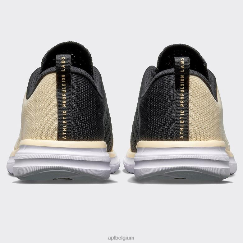 Heren techloom pro 49 406TH840 rennen vanille/zwart/wit APL