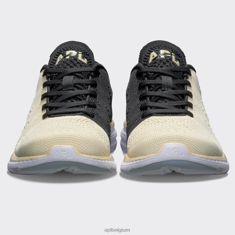 Heren techloom pro 49 406TH840 rennen vanille/zwart/wit APL