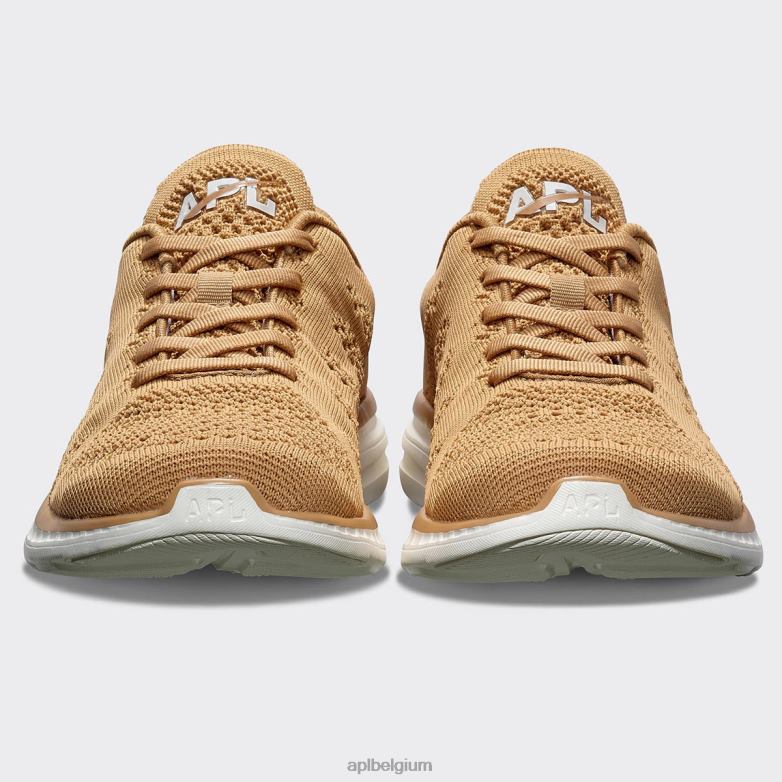 Heren techloom pro 49 406TH841 rennen bruin/ivoor APL