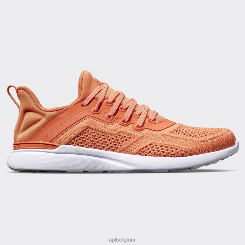 Heren techloom tracer 55 406TH977 opleiding terracotta/wit APL