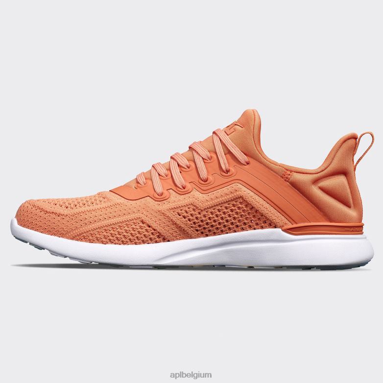 Heren techloom tracer 55 406TH977 opleiding terracotta/wit APL