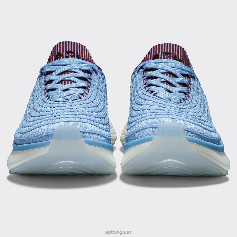 Heren techloom-zipline 67 406TH715 rennen ijsblauw/bordeaux/geribbeld APL