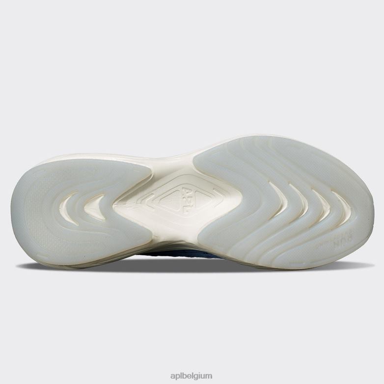 Heren techloom-zipline 67 406TH715 rennen ijsblauw/bordeaux/geribbeld APL