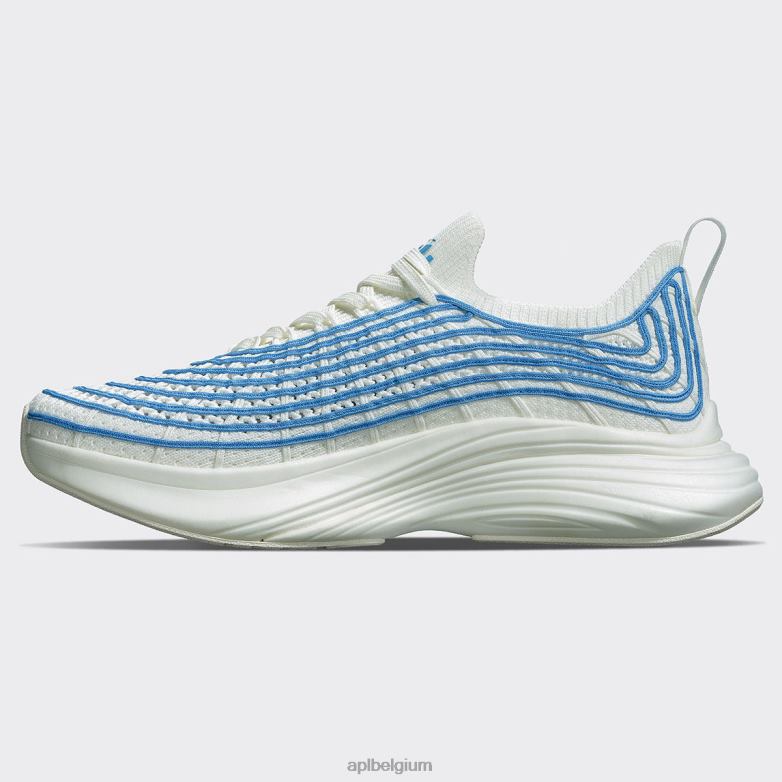 Heren techloom-zipline 67 406TH718 rennen ivoor/kustblauw APL