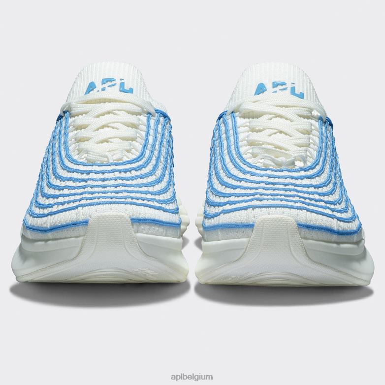 Heren techloom-zipline 67 406TH718 rennen ivoor/kustblauw APL