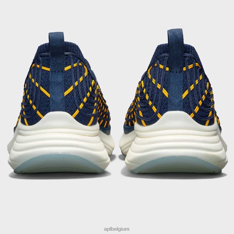 Heren techloom-zipline 68 406TH746 rennen marine/racing geel/rood APL