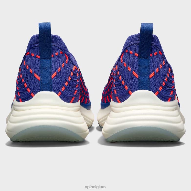 Heren techloom-zipline 68 406TH755 rennen blauwe waas/impuls rood APL