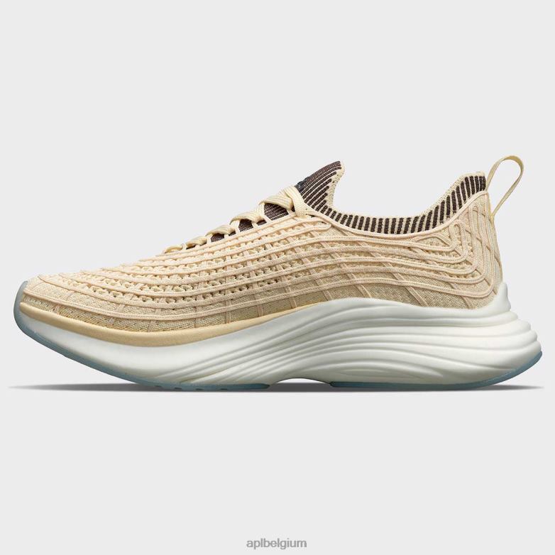 Heren techloom-zipline 68 406TH768 rennen vanille/chocolade/geribbeld APL