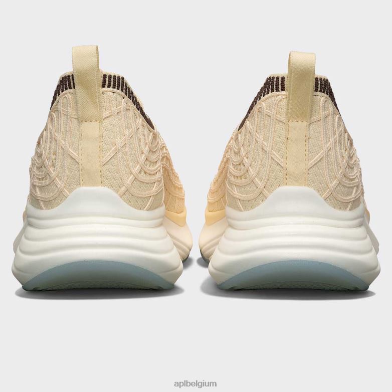 Heren techloom-zipline 68 406TH768 rennen vanille/chocolade/geribbeld APL