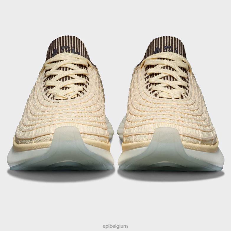 Heren techloom-zipline 68 406TH768 rennen vanille/chocolade/geribbeld APL