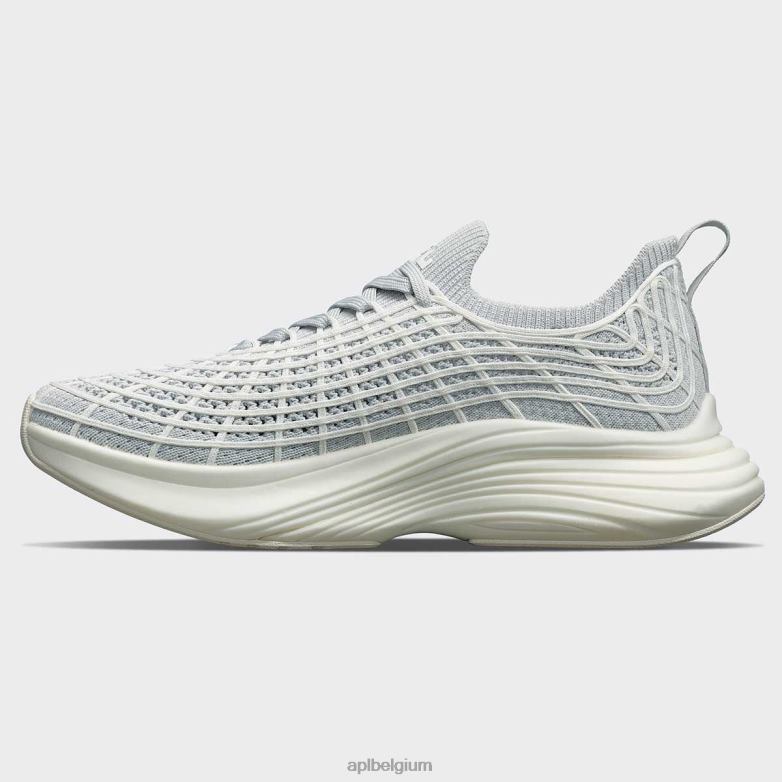 Heren techloom-zipline 69 406TH784 rennen staalgrijs/ivoor APL